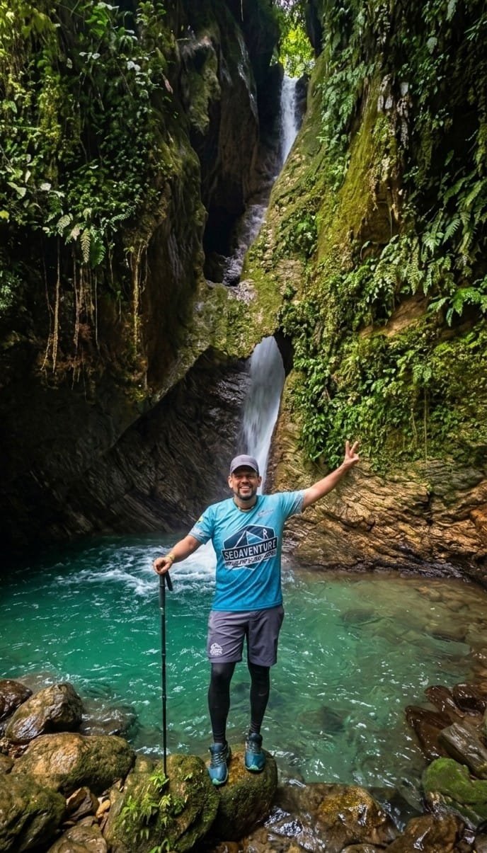Cascada El Anillo — Reserva Natural El Paraíso, Dagua